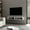 White, variant on White Melamine Wall Unit - Ideal for 40 - 49 Inch TVs
