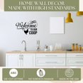 thumbnail image 3 of Welcome to our Coop Farmhouse Decals Quote - Country Farm Wall Decor Vinyl Wall Art Decal - Kitchen Wall Stickers Matte Die-Cut Vinyl Lettering Décor 36x23- Inch Black, 3 of 3
