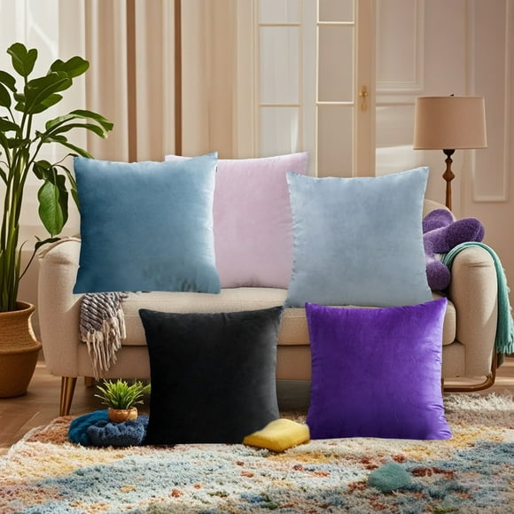 onlyliua Liquidación Almohada Corta, Almohada Bohemia, Almohada Color Sólido, Almohada Texturizada Decorativa, Decoración Moderna para El Hogar, Sofá, Dormitorio, Regalo de Vacaciones