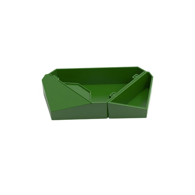 Reptile Food And Water Combination Feeder Detachable Covered Hamster Feeding Tray For Small Animals