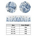 thumbnail image 6 of Xipuska Blue Floral Spring Bed Runners for Cal King Size Bed, Decorative Bed Throws for Foot of Bed, Summer Botanical Pastoral Bed Runner Sofa Throw Bedding Scarf Protector Slipcover/Hotel, 6 of 6
