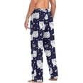thumbnail image 5 of GZHJMY Dog Pajama Pants for Men, Lounge Pants Lightweight Men Pajama Bottoms with Drawstring Pockets, Christmas New Year Birthday Gifts, Small, 5 of 6