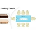 thumbnail image 3 of HeavyDuty Plastic Table Covers TABLECLOTH (Reusable) in 24 colors and 2 Size!!, 3 of 6