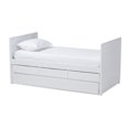 thumbnail image 2 of Baxton Studio Linna Modern and Contemporary White-Finished Daybed with Trundle, 2 of 5