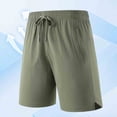 thumbnail image 2 of hotojiny Mens Sweat Shorts with Drawstring Lightweight Performance Athletic Shorts Quick Dry Gym Workout Shorts with Pockets, 2 of 6