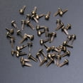 thumbnail image 2 of 100pcs Paper Fasteners Electroplating Brads Round Metal Brads for Crafts DIY 4.5x8mm (Bronze), 2 of 6