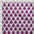 thumbnail image 4 of oneOone Polyester Spandex Dark Magenta Fabric Block Sewing Craft Projects Fabric Prints By Yard 56 Inch Wide-9Z, 4 of 5
