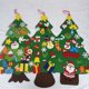 thumbnail image 5 of Juguete Montessori para bebé, 32 Uds., árbol de Navidad de fieltro DIY, tablero ocupado para niños pequeños, regalo de árbol de Navidad para niño y niña, decoraciones de adorno de pared para puerta, 5 of 5