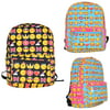 Girls Boys Childrens Kids Emoji Face Movie Cute Cartoon School Backpack Bookbag