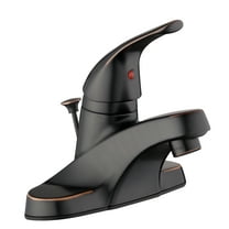 Design House Middleton 4" Zinc Oil Rubbed Bronze Center Set Single Handle Bath Faucet