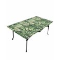 thumbnail image 6 of Tropical Leaves Rectangle Tablecloth, Waterproof Elastic Fitted Table Covers for 5 Foot Tables, 30x60inch Decorative Tablecloths for Picnic, Camping, Outdoor, Watercolor Retro Country Summer Leaf, 6 of 6