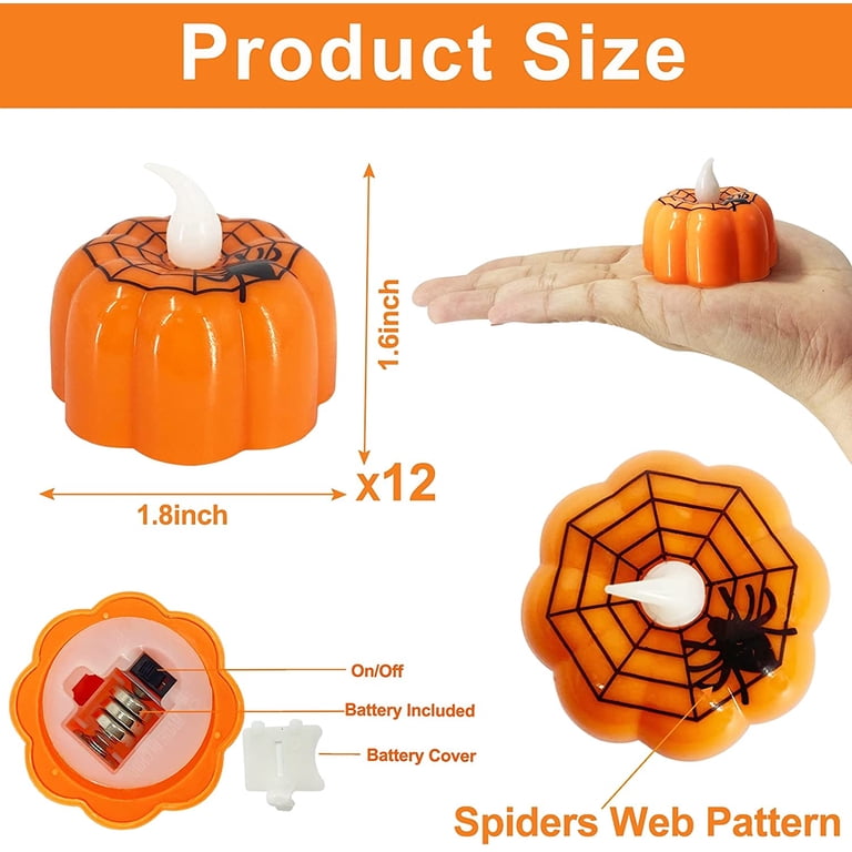 MTLEE 24 Pcs Halloween Ghost Candles Cute Witch Ghost Candle Spooky MTLEE 24 Pcs Halloween Ghost Candles Cute Witch Ghost Candle Spooky