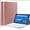 RoseGold, variant on Keyboard Case for Lenovo Tab P12 Pro 12.6 2022 Released, Leather Stand Case Cover with Magnetically Detachable Wireless Keyboard for Lenovo Tab P12 Pro (TB-Q706F /TB-Q706Z) 12.6'', Black