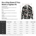 thumbnail image 4 of Yiaed Daisies Flowers Print Sun Shirts UPF 50+ Protection Hoodie Rash Guard Shirt UV Shirt Long Sleeve Fishing Outdoor Lightweightase-Small, 4 of 5