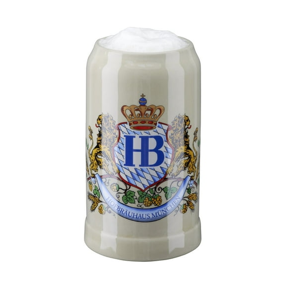 German Beer Mug Munich Hofbräuhaus München HB mug 1 liter King Werk KI 1000059