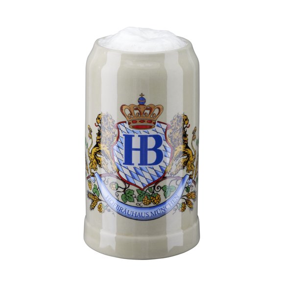Chope de Bière Allemande Munich Hofbräuhaus München HB 1 Litre King Werk KI 1000059