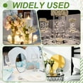 thumbnail image 7 of Uxcell 6 Pack 10 Inch Mirror Centerpieces for Tables, Round Mirrors for Centerpieces Self Adhesive Acrylic for Wedding, Silver, 7 of 7