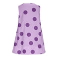 thumbnail image 4 of Women's Sleeveless V-Neck A-Line Dress with Pockets and Pleated Skirt, 4 of 8