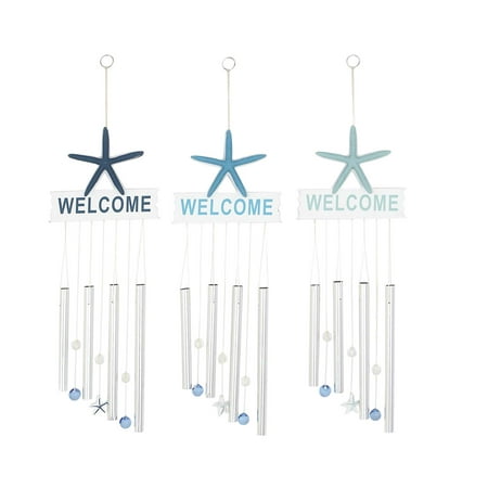 27"H Wood Wind Chime - Brass - Olivia & May