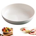 thumbnail image 2 of Deep Dinner Plates, 5.9"×1.4" Lightweight Dinner Dish, Round Serving Plates, Shallow Dinner Bowls, Plastic Plates Microwave and Dishwasher Safe, Multipurpose Plates for Daily Use, Beige, 2 of 7