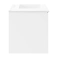 thumbnail image 5 of Sink Vanity Cabinet, White, Ceramic, Melamine, Modern Contemporary, Hotel Bedroom Bathroom Master Suite Guest, 5 of 9