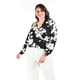 thumbnail image 1 of Blusa Roman Fashion Escote Cruzado Talla Extra Negro 38, 1 of 6