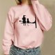 thumbnail image 1 of ICHUANYI Clearance Fashion Women's Casual Printing Loose Long Sleeve Ladies Sweatshirts Tops(Pink, L) ICHUANYI WER2023081507004, 1 of 4