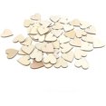 thumbnail image 1 of 50 Uds. De corazones de madera de 40mm, rodajas de madera en forma de corazón, virutas de madera para decoración artesanal, adornos para manualidades y adornos de boda, 1 of 5