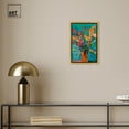thumbnail image 3 of Bold And Bright Flower Vase Flowers In Vase Paintings Canvas Wall Art by Art Remedy, Gold Floater Frame, 11.5" x 16.5", 3 of 7