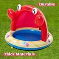 thumbnail image 3 of Sloosh Kiddie Pool with Canopy Baby Pool Inflatable Crab Sprinkler, Wading Pool for Learning,Children&acirc;??s Sprinkler Pool,Kiddie Water, 3 of 6