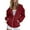Red, variant on PRETTYGARDEN Women's Zip Up Y2K Hoodies Casual Long Sleeve Track Jackets with Pockets