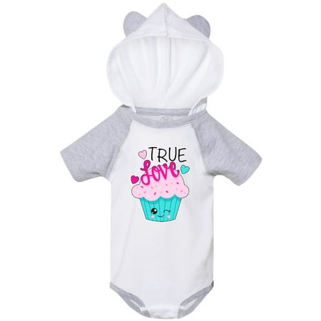 

Inktastic True Love Cupcake Gift Baby Boy or Baby Girl Bodysuit