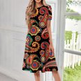 thumbnail image 2 of Fashion A-Line Dress for Women CIENVNSTG Flowy Summer Dress Perfect for Casual Outings or Parties, 2 of 6