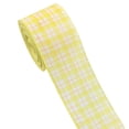 thumbnail image 2 of SeekLGT Easter Wired Ribbon 2.5 Inch Easter Color Patterns Plaid Gingham Decorative Wired Edge for Wreaths Bows Crafts Wrapping 1 Roll 5 Yards, 2 of 9