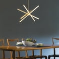 thumbnail image 3 of C Cattleya 4-Light Gold Sputnik LED Chandelier(30W), 3 of 6
