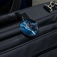 thumbnail image 5 of Crazy Scary Werewolf Monster Round Luggage ID Tag Card Suitcase Carry-On, 5 of 8