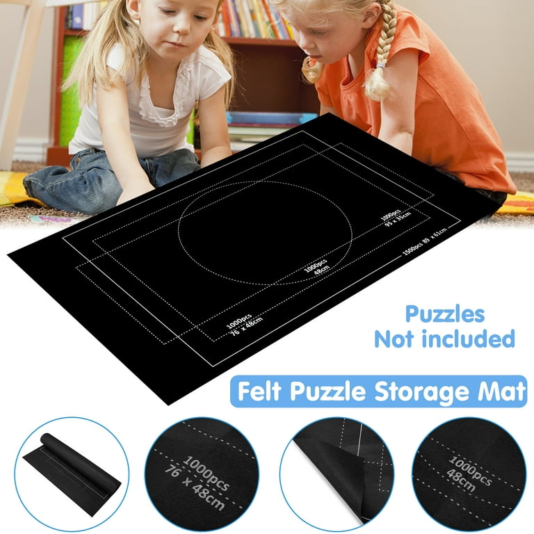 Jigsaw Puzzle Mat Portable Storage Roll Mat Puzzle Saver Puzzle Keeper for