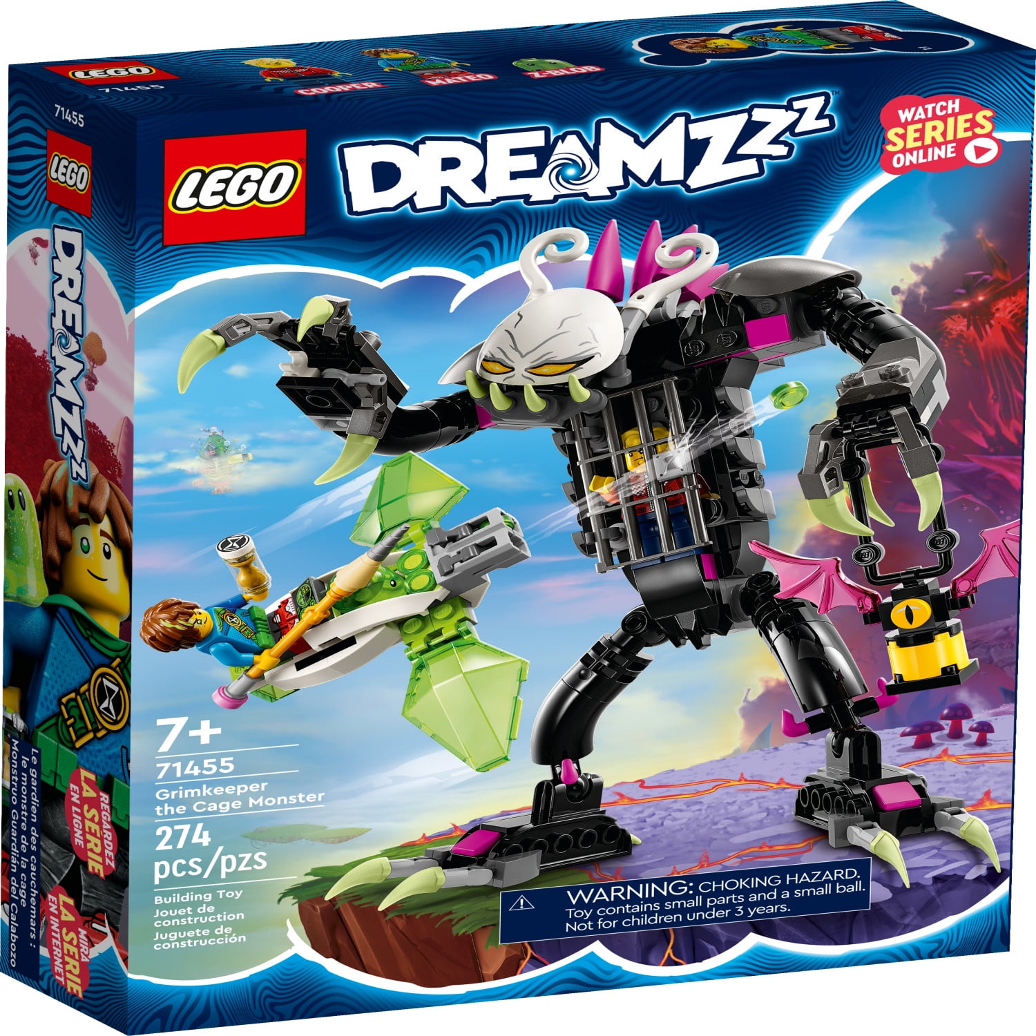 新品未使用未開封品 MARCHIAL ARTS MARCH THE 5TH LEGO DREAMZzz Grimkeeper the Cage Monster Buildable Kids
