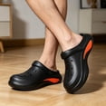 thumbnail image 4 of Unisex Garden Clogs, Womens and Mens on Shoes, Comfortable Quick Dry Lightweight Sandals for Beach Casual, Indoor and Outdoor(Black,10.5), 4 of 7