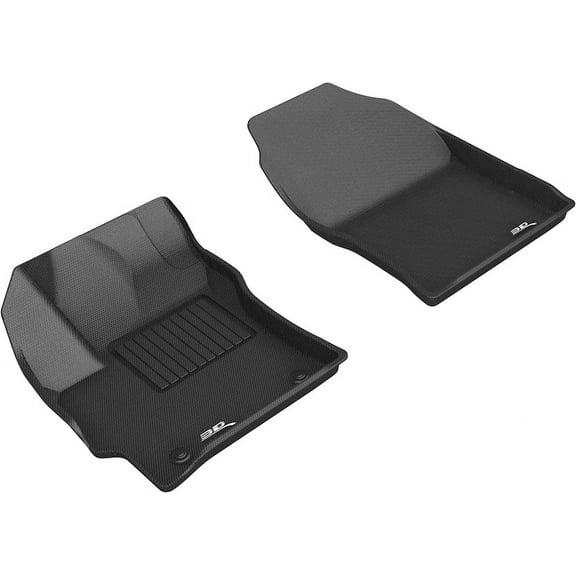 3D MAXpider Custom Fit Kagu Floor Mat (Black), Compatible with Toyota Corolla Hatchback 2019-2025, Sedan 2020-2025, GR Hatchback 2023-2025 - R1
