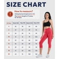 thumbnail image 6 of Capri Leggings With Side Pockets Size 6, 17" Inseam Viva Magenta, 6 of 6