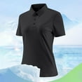 thumbnail image 6 of Ruimatai Women's Polo Shirt Ice Silk Breathable Cool No Seam Collar Top, 6 of 8