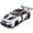 white, variant on 1: 24 Suitable for BMW M6 GT3 Alloy Car Die Casting Model Dynamic Sound and Light Toy Series Collection Gift Children's Birthday Gift