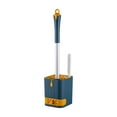 thumbnail image 4 of Vggrvlo Toilet Brush and Holder Set Bathroom Deep Cleaning Toilet Cleaner Scrubber for Deep Cleaning Under Rim Space Saving for Storage Hidden Rv Toilet Decorative Accessories with Caddy, 4 of 6