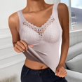 thumbnail image 3 of Tank Tops for Women Shapewear Tank Tops Sleeveless Lace Camisole Thermal Underwear Tummy Tank Tops with Built in Bra, 3 of 6