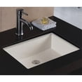 thumbnail image 1 of Wells Sinkware RTU2016-6B 20 in. Rectangular Undermount Single Bowl Bathroom Sink, Bisque, 1 of 3