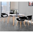 thumbnail image 2 of Best Master Furniture Streamlined 5 Piece Modern Dinette Set - Black, 2 of 4