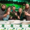 thumbnail image 3 of sruoe Tablecloth, St Patricks Day Tablecloth, Waterproof Machine Washable Foldable Green Rectangle Tablecloths, Table Cloth for Dining, Home, Party Decor, Plastic, 3 of 6