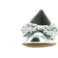 thumbnail image 3 of Jelly Beans Girls Eta Round Toe Ballet Ballerina Flat Sequined Bow Accent, 3 of 4