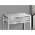 thumbnail image 4 of Monarch Specialties Accent Table, Side, End, Nightstand, Lamp, Living Room, Bedroom, Grey Laminate, 4 of 7